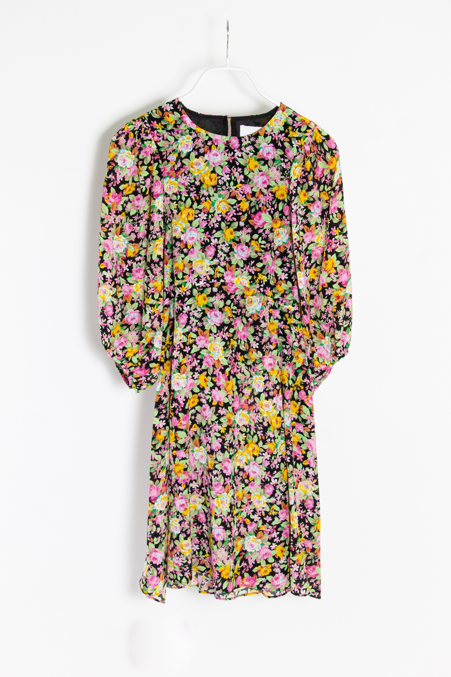 Les Rêveries "Psychedelic Meadow" Minikleid mit Blumenprint