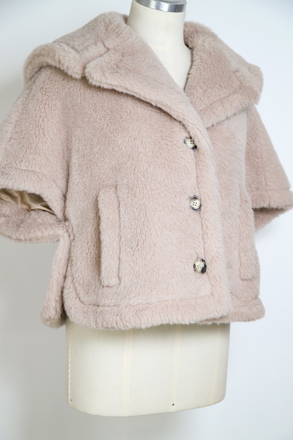 Max Mara "Cambusa" Jacke in Hellgrau