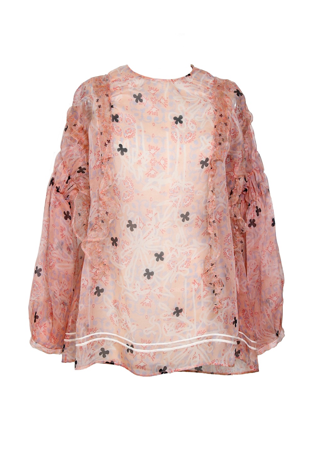 Renli Su Bluse in Apricot