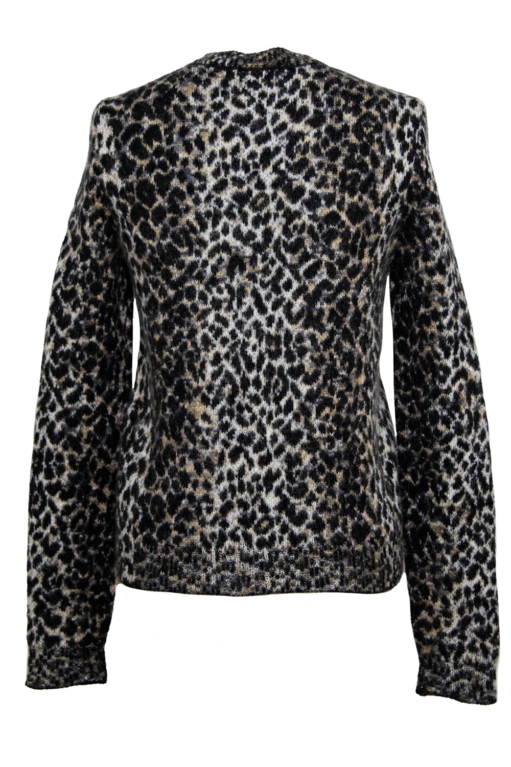 Saint Laurent Strickpullover mit Leopardenmuster