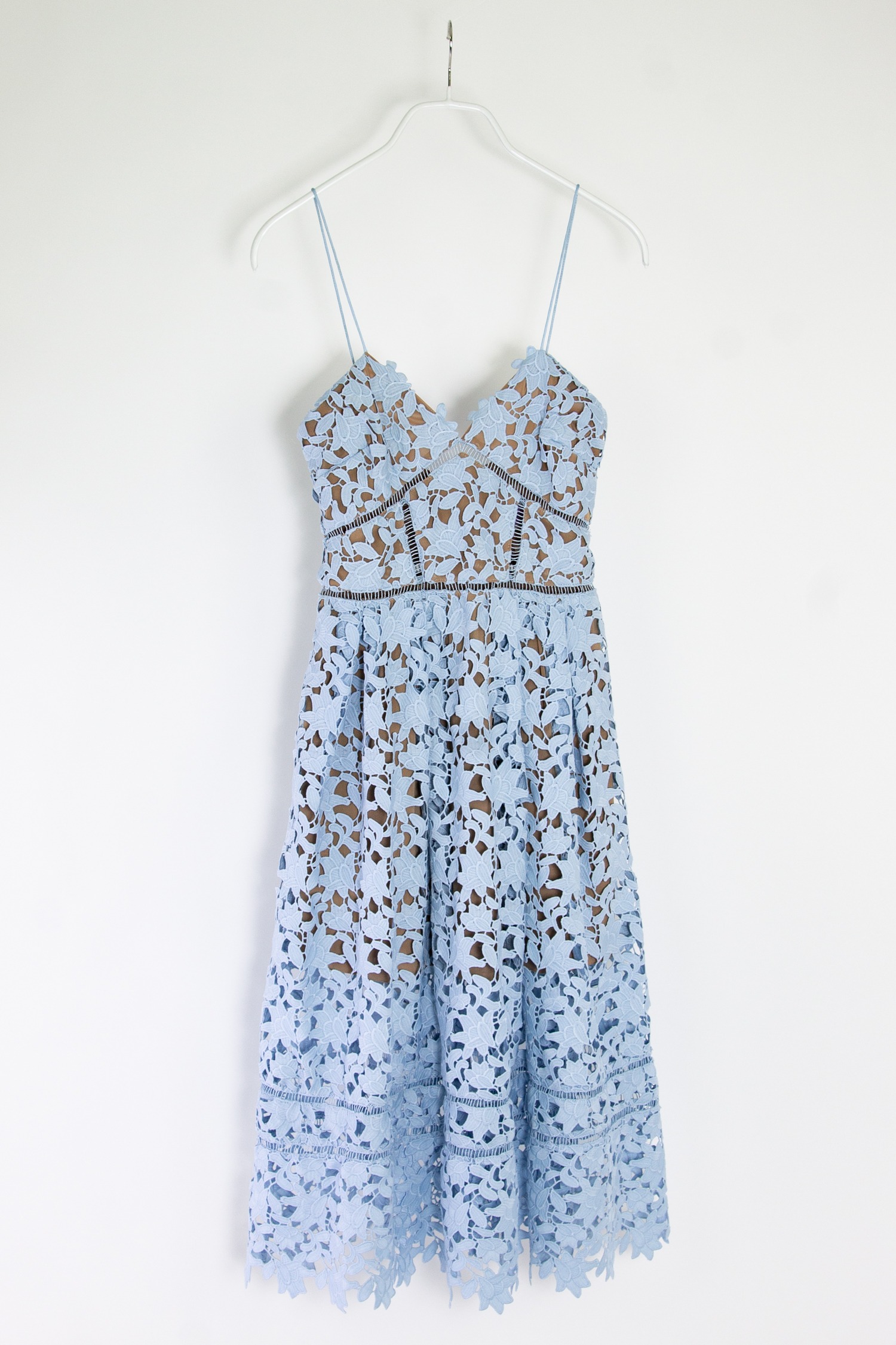 Self-Portrait "Azaelea" Kleid in hellblau