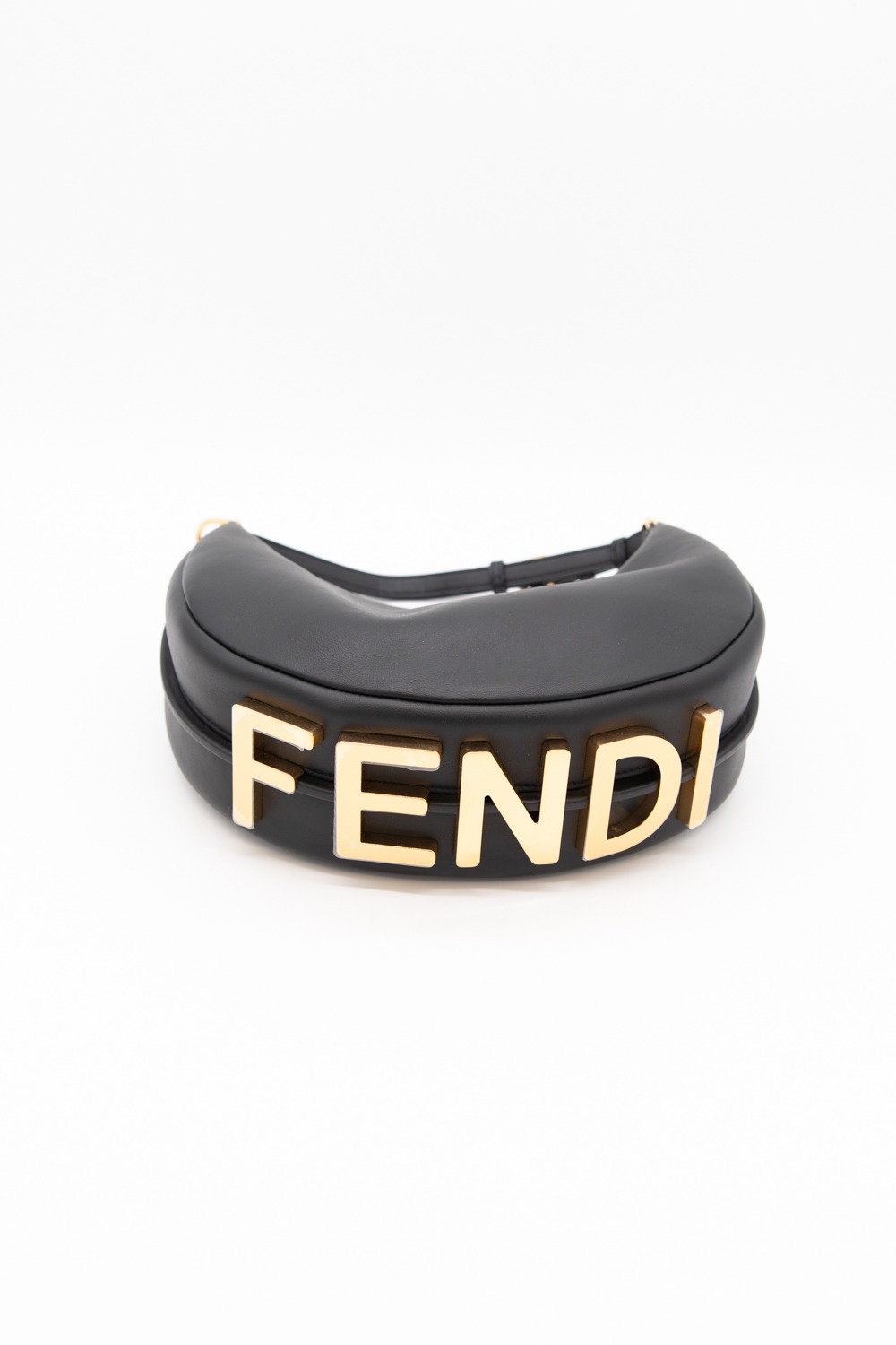 Fendi "Fendigraphy" Small Tasche in Schwarz