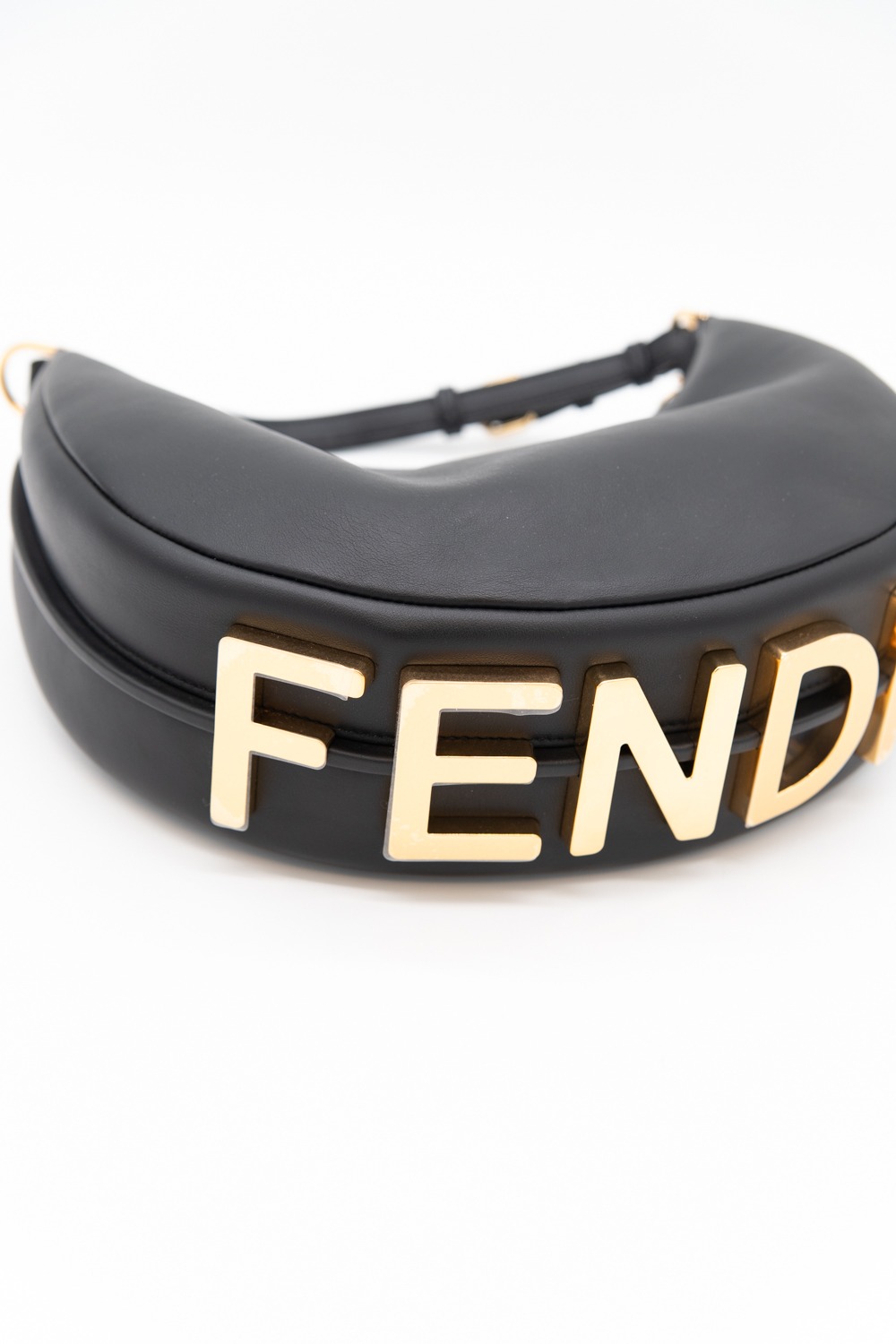 Fendi "Fendigraphy" Small Tasche in Schwarz