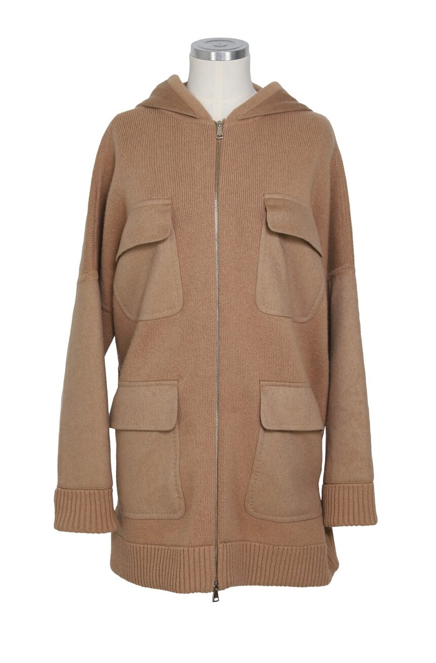 Max Mara Strickjacke in Camel