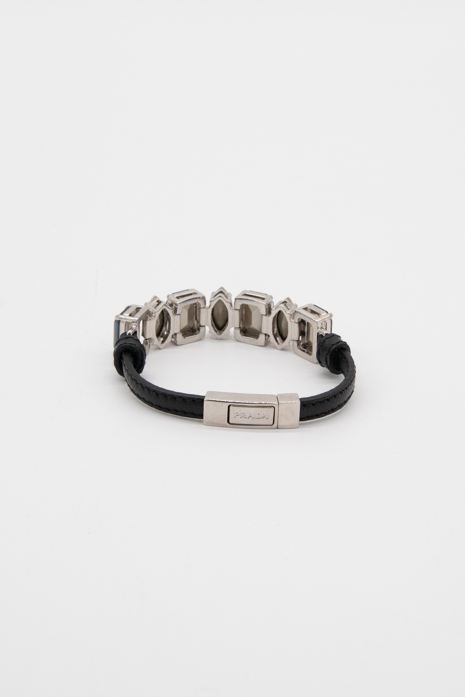 Prada Armband in Schwarz, Blau und Weiß