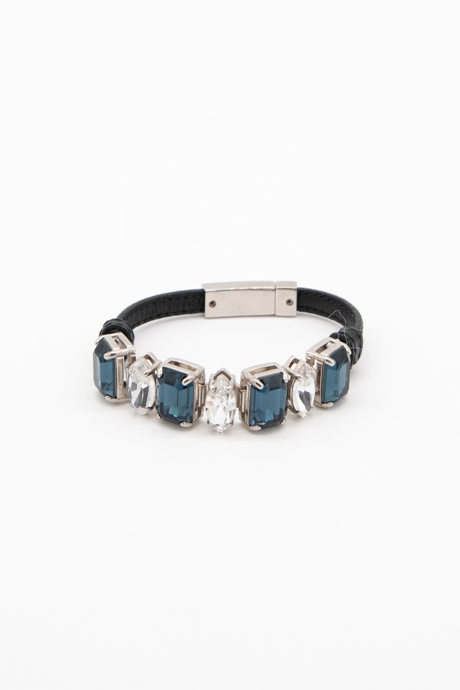 Prada Armband in Schwarz, Blau und Weiß