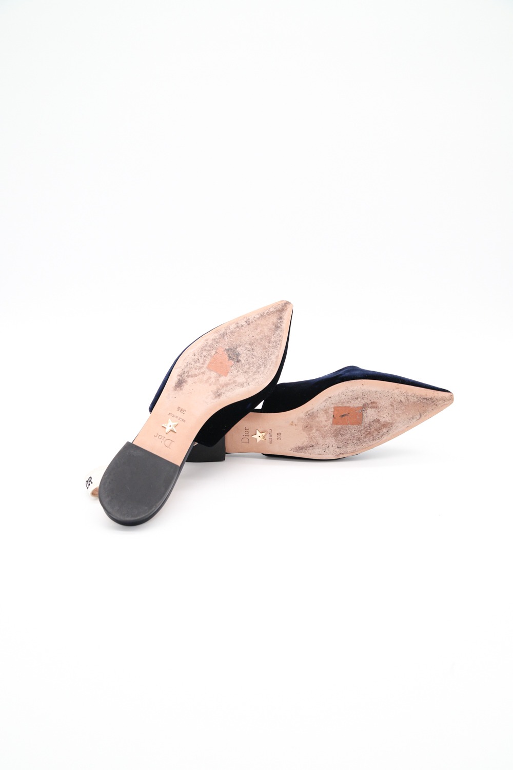 Dior "J´Adior Slingback" Ballerinas in Dunkelblau