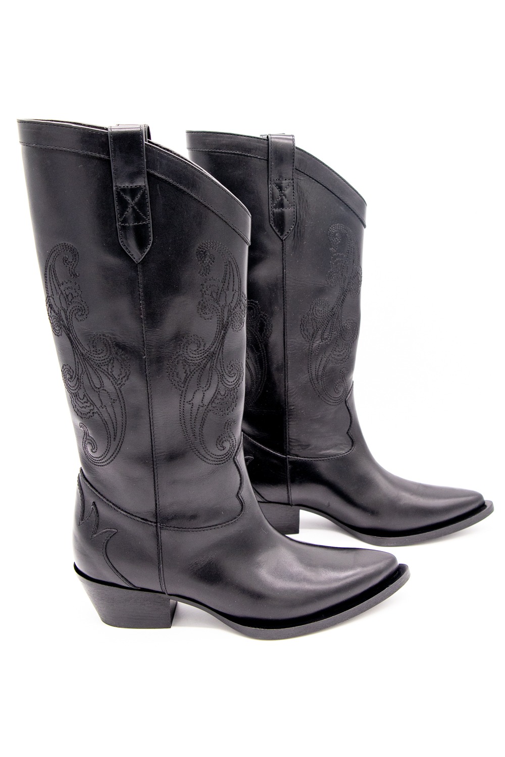 Etro Cowboystiefel in Schwarz