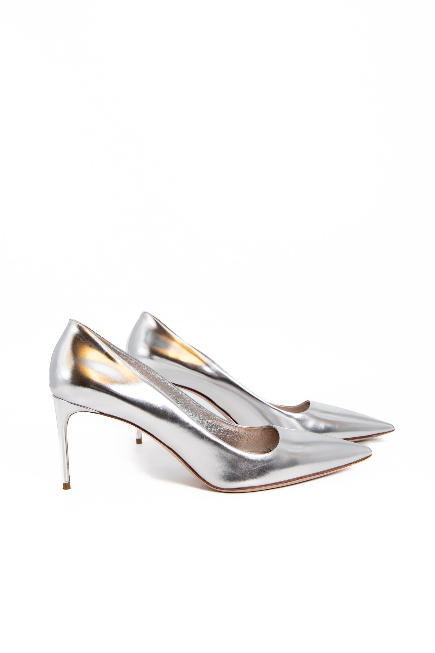 Miu Miu Pumps in Metallic- Silber