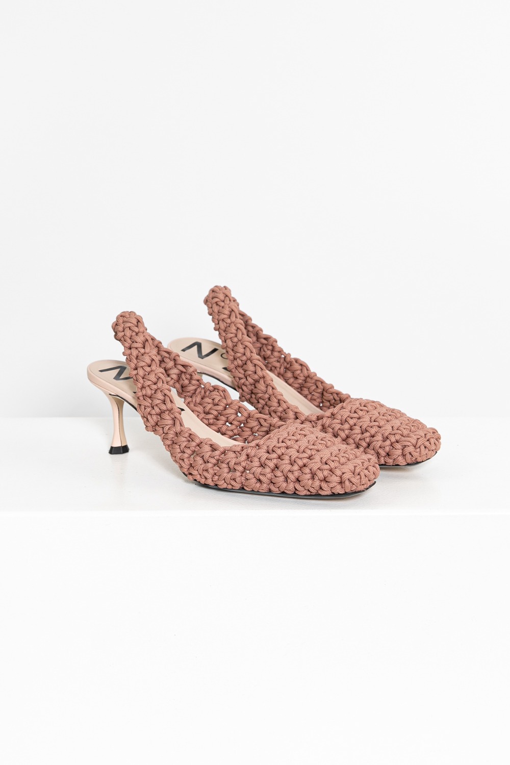 No.21 Slingbacks in Altrosa