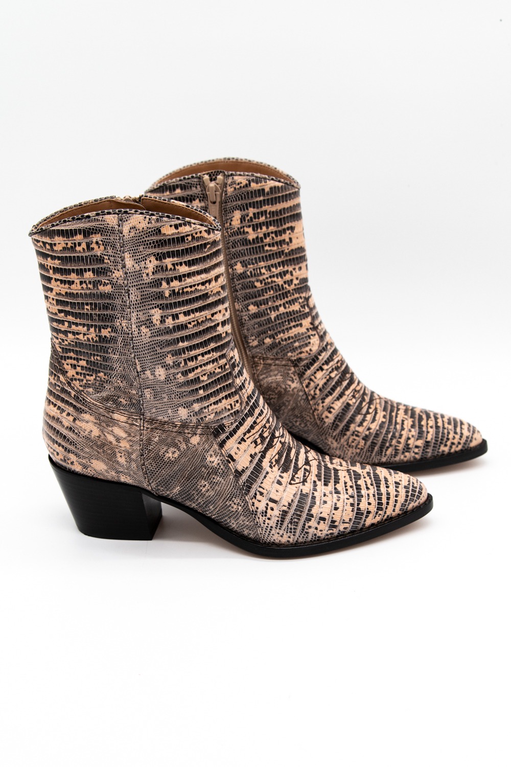 Valentino Cowboy-Stiefeletten in Reptil-Optik