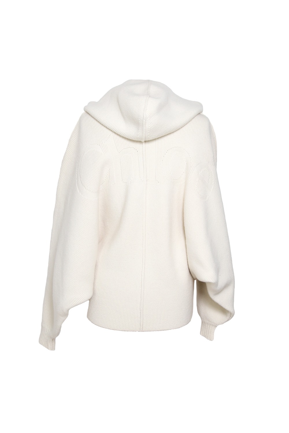 Chloé "Pristine" Strickjacke in Cremeweiß