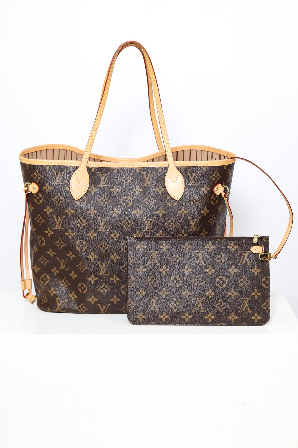 Louis Vuitton "Neverfull MM" Schultertasche