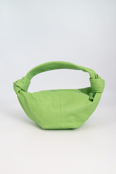 Bottega Veneta "Double Knot" Handtasche in Lindgrün