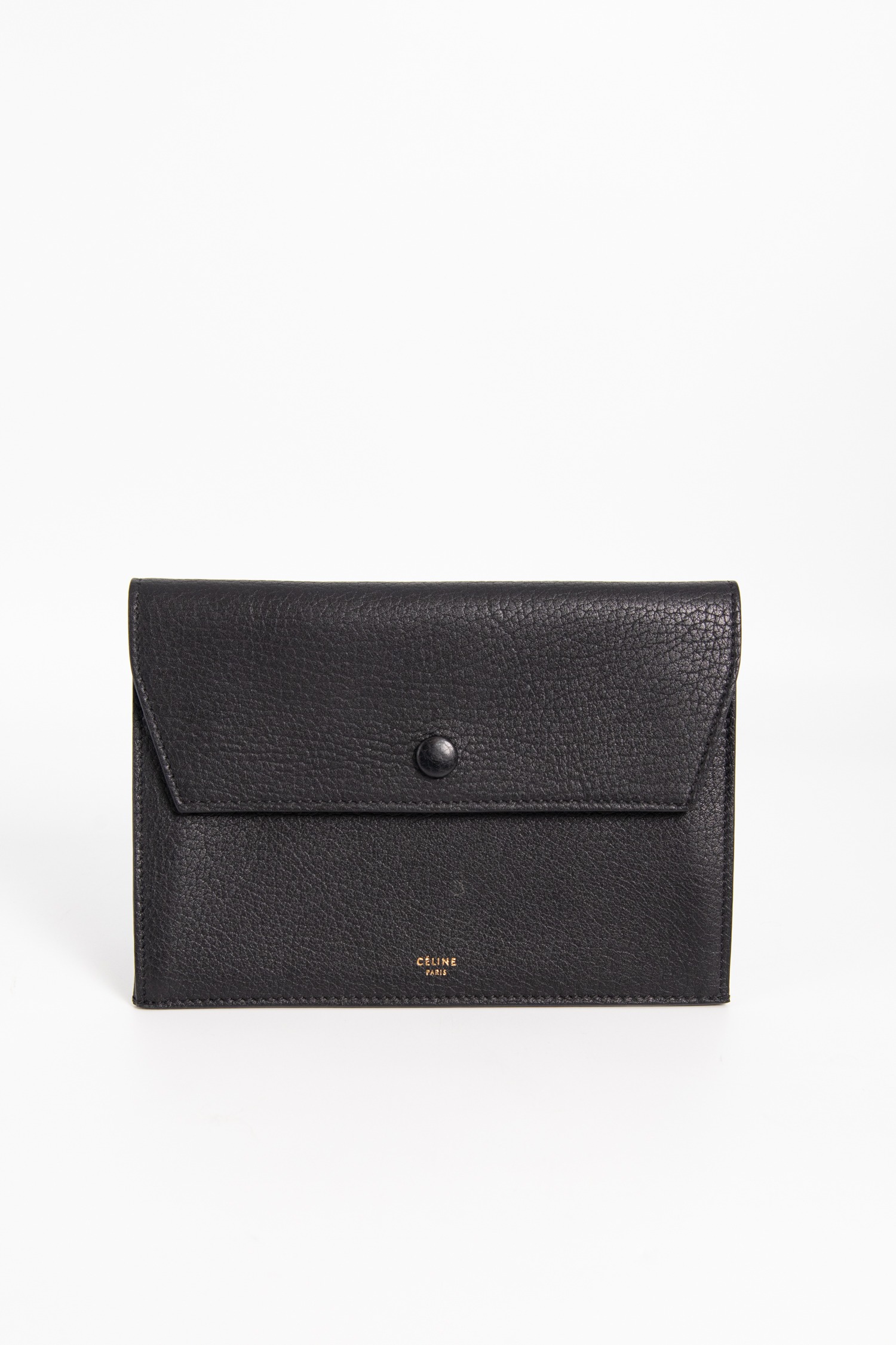 Céline "Tie" Handtasche mit Pochette in Schwarz