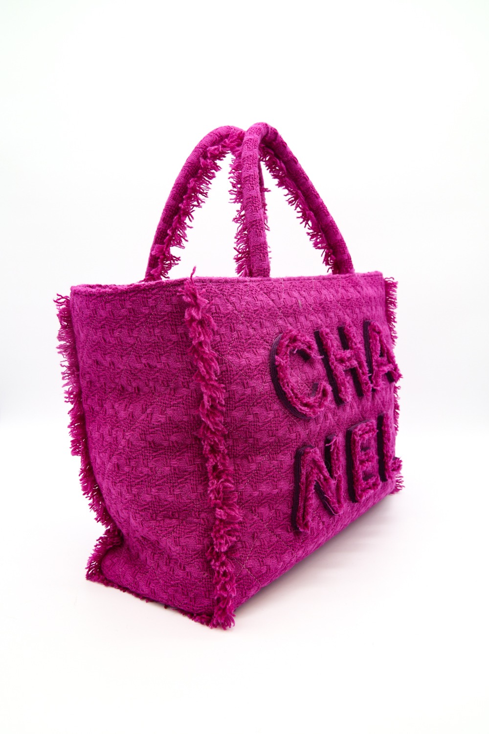 Chanel Tweed Shopper in Lila