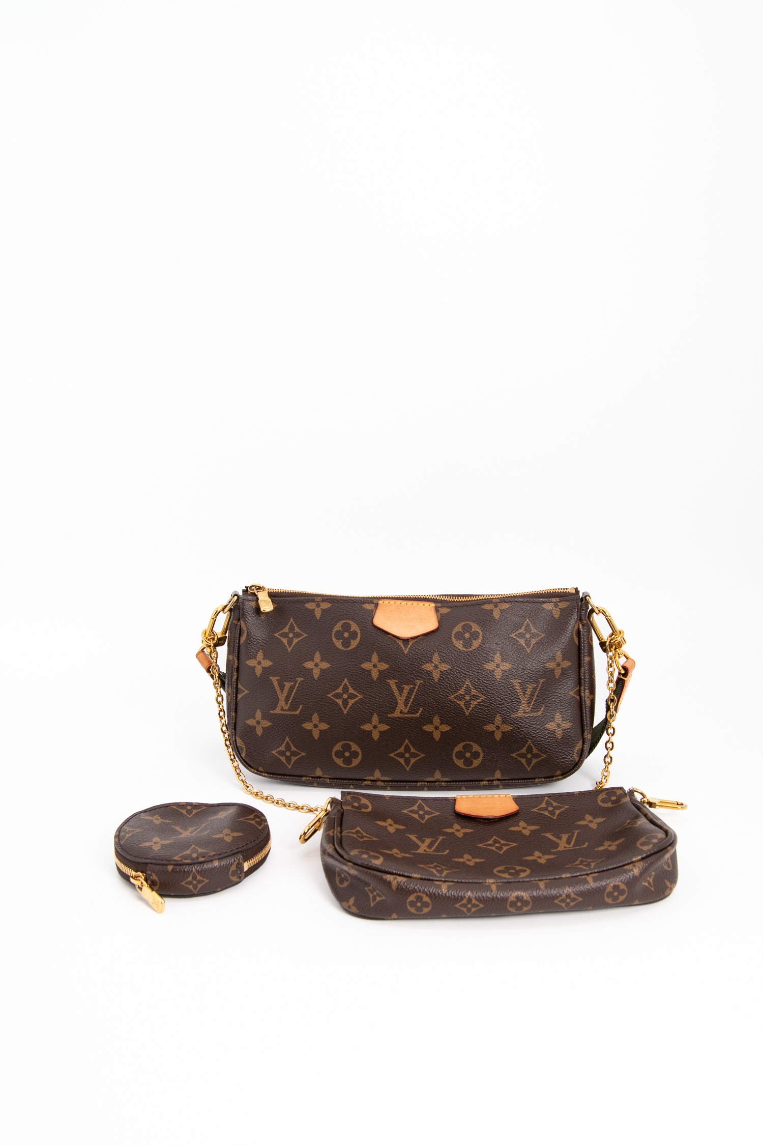 Louis Vuitton "Multi Pochette Accessoires" Tasche in Braun
