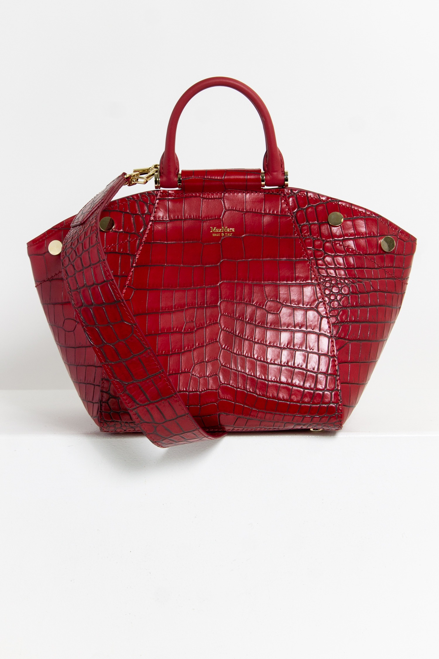 Max Mara Umhängetasche in Rot