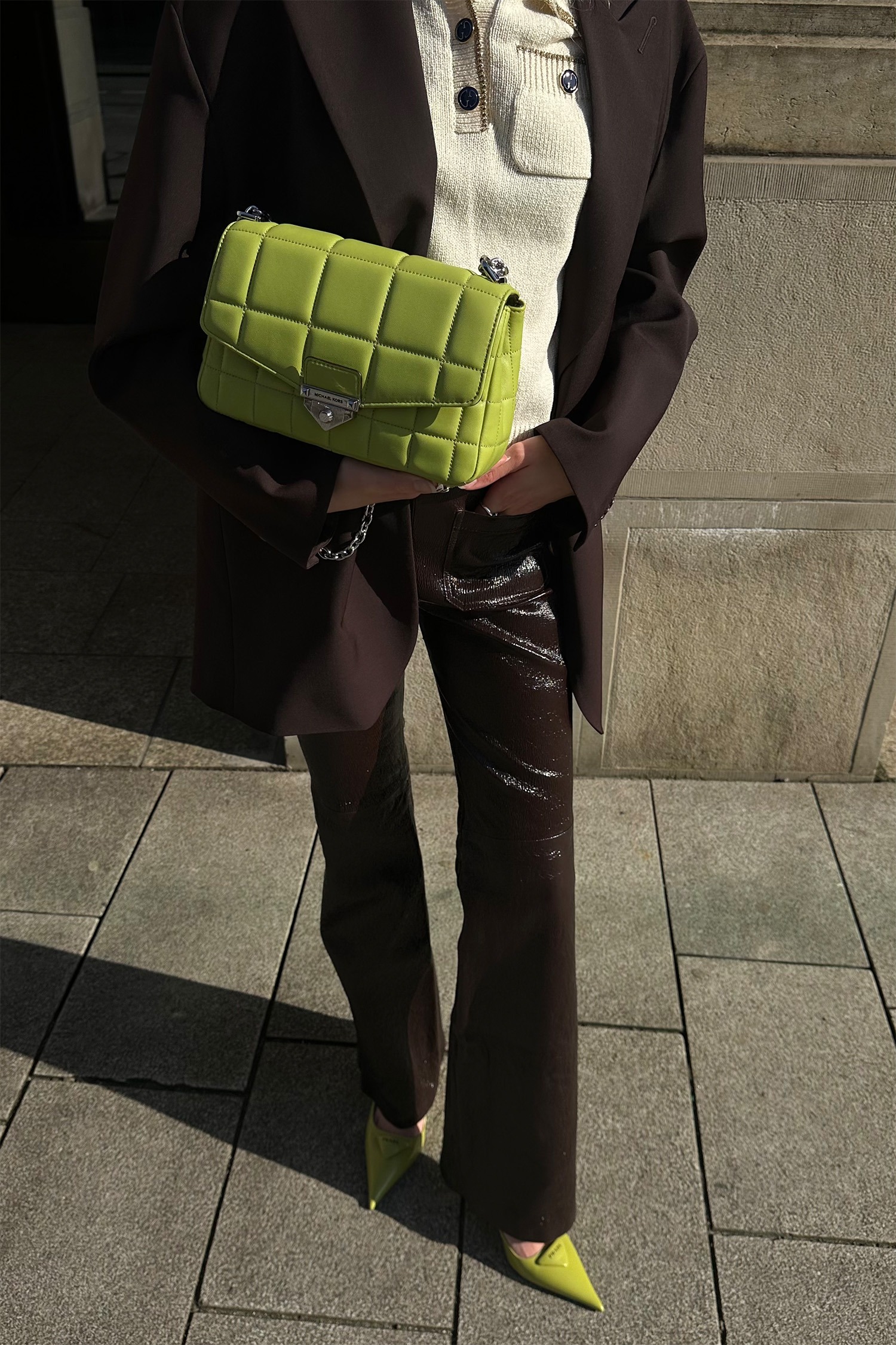 Michael Kors "Soho Large" in Limettengrün
