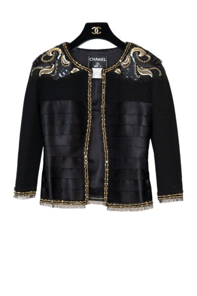 Chanel Jacke mit aufwendigen Pailletten-Stickereien