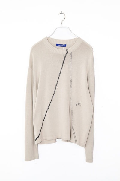 A Cold Wall "Millbank" Pullover in Beige und Grau