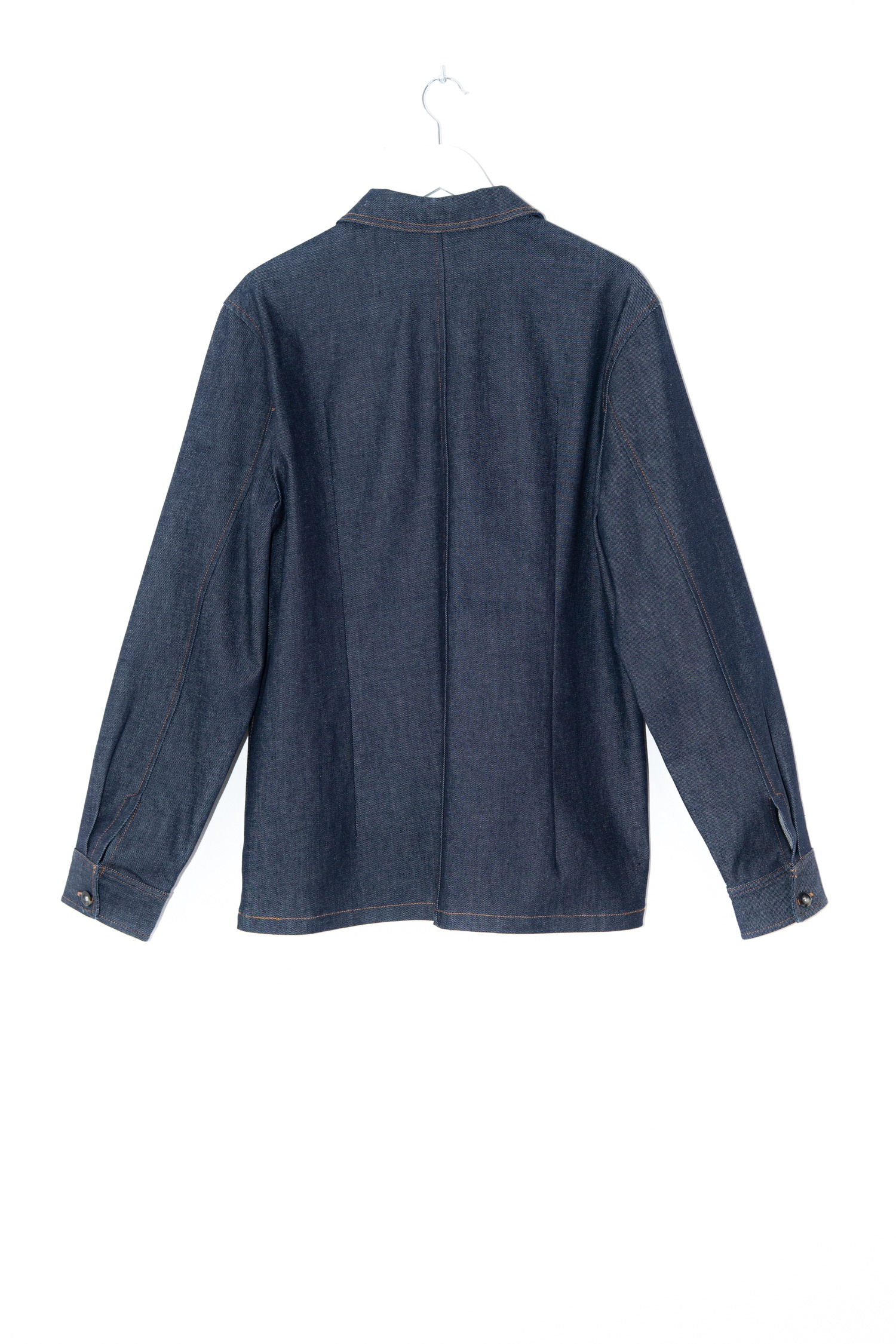 A.P.C Jeansjacke im Workwear-Stil in Dunkelblau