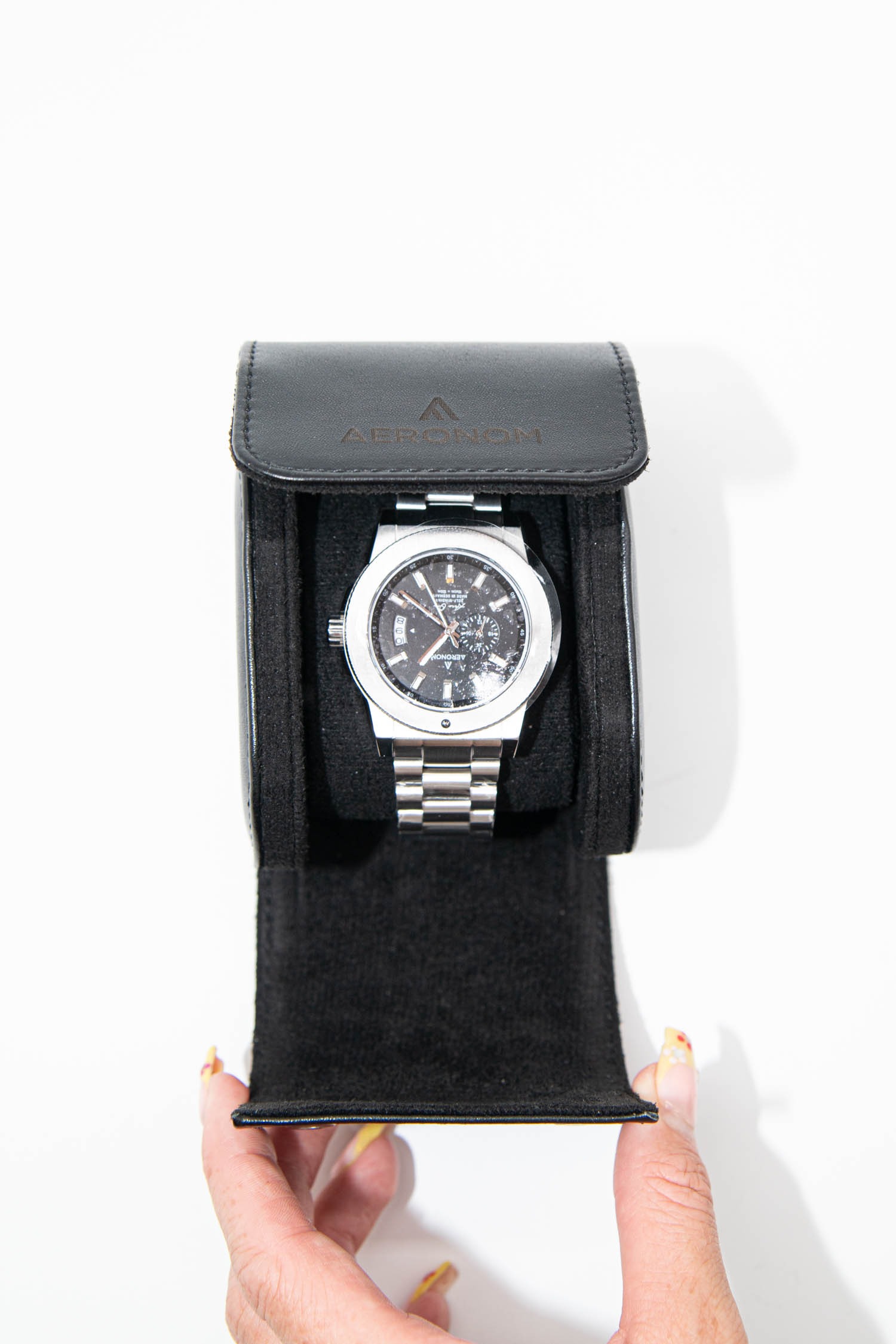 Aeronom "Aero One" Armbanduhr in Silber