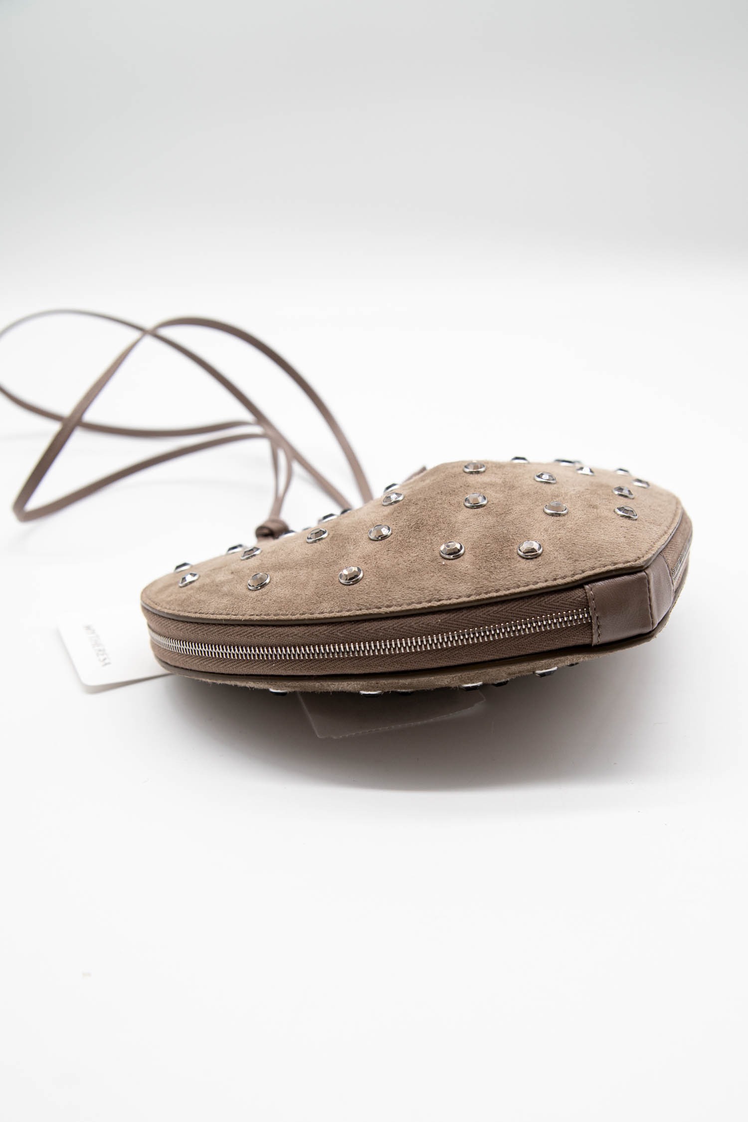 Alaïa "Le Coeur" Umhängetasche herzförmig in Gris Taupe