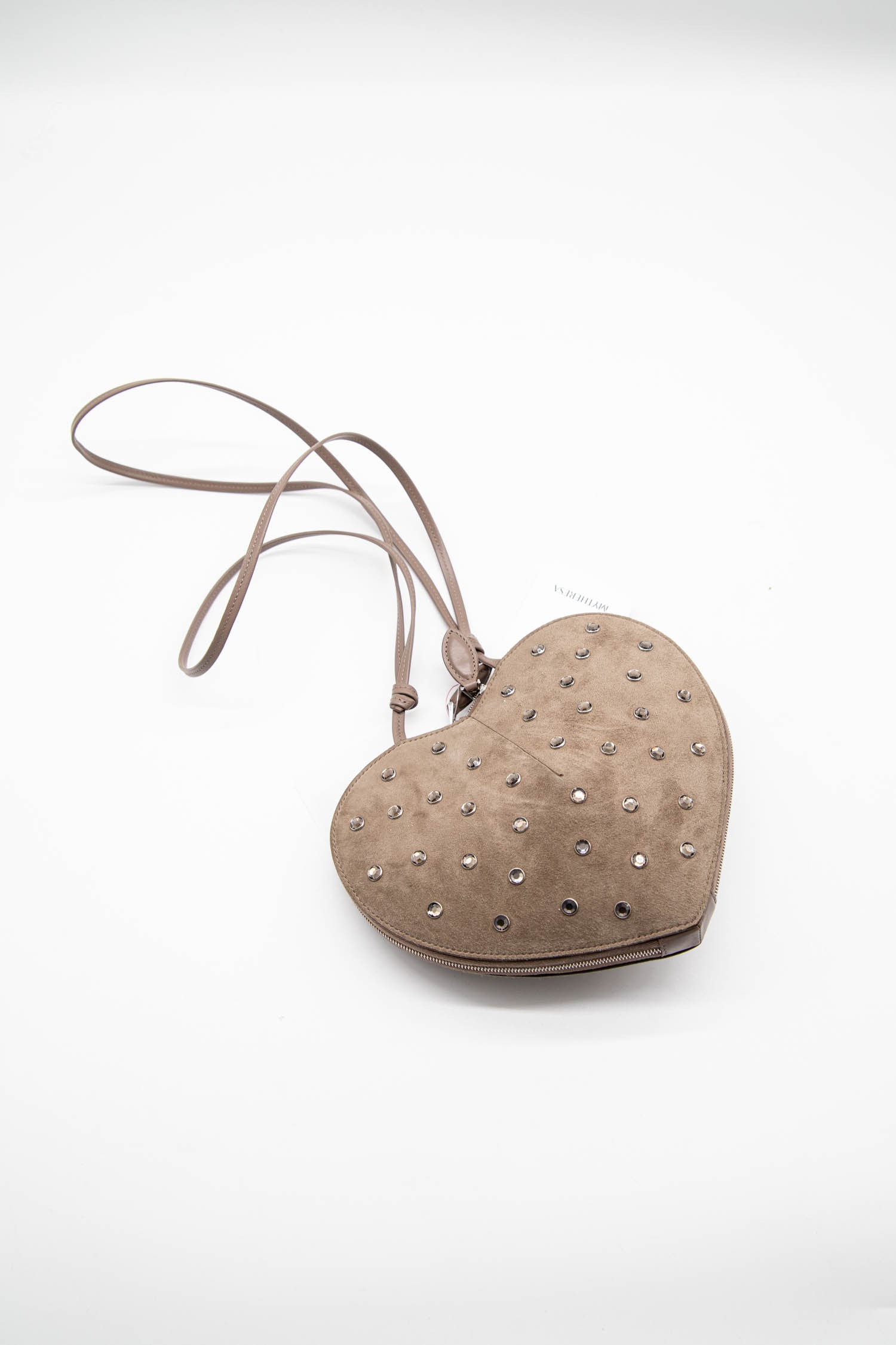 Alaïa "Le Coeur" Umhängetasche herzförmig in Gris Taupe