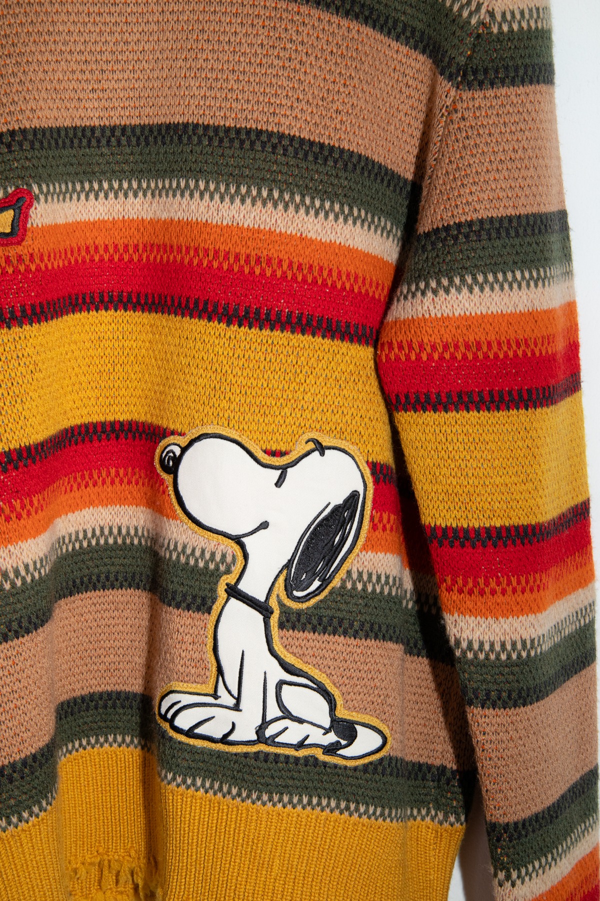 Alanui "The Peanuts Gaucho" Strickpullover in Gelb und Bunt