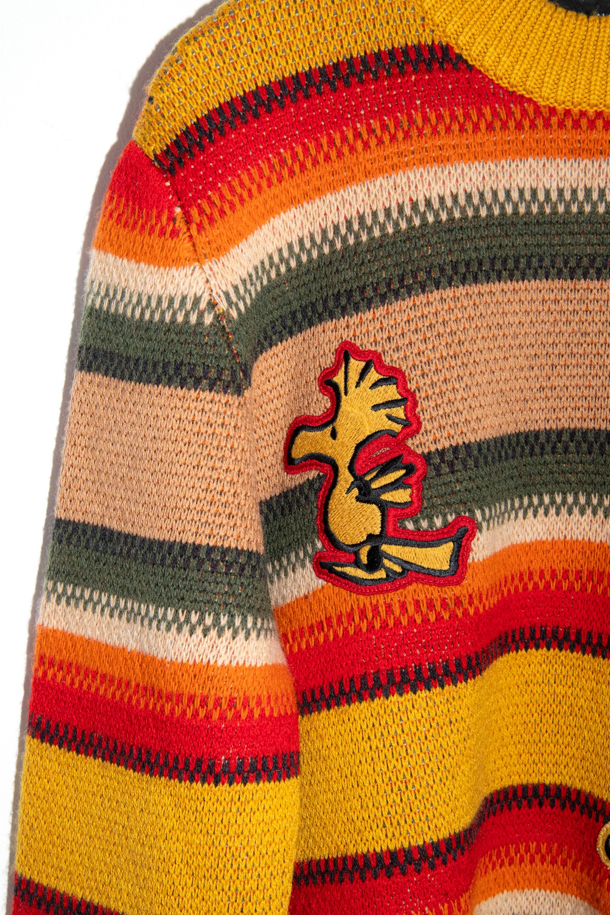 Alanui "The Peanuts Gaucho" Strickpullover in Gelb und Bunt