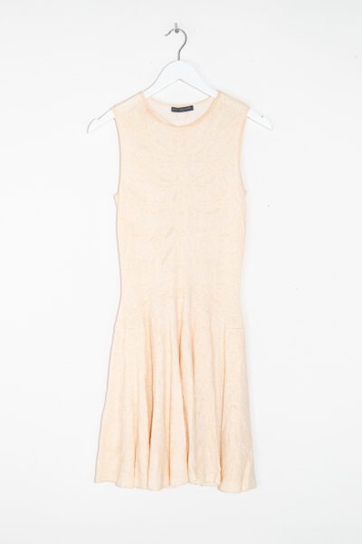 Alexander McQueen Minikleid in Hellbeige