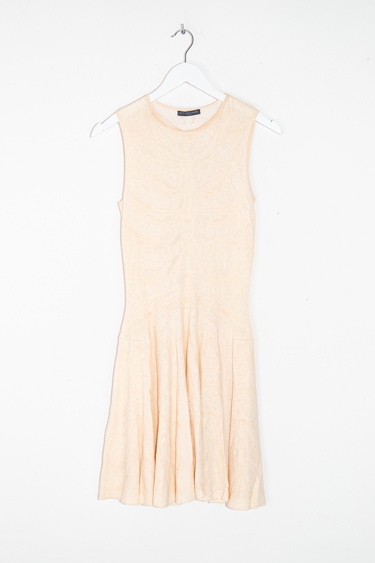 Alexander McQueen Minikleid in Hellbeige