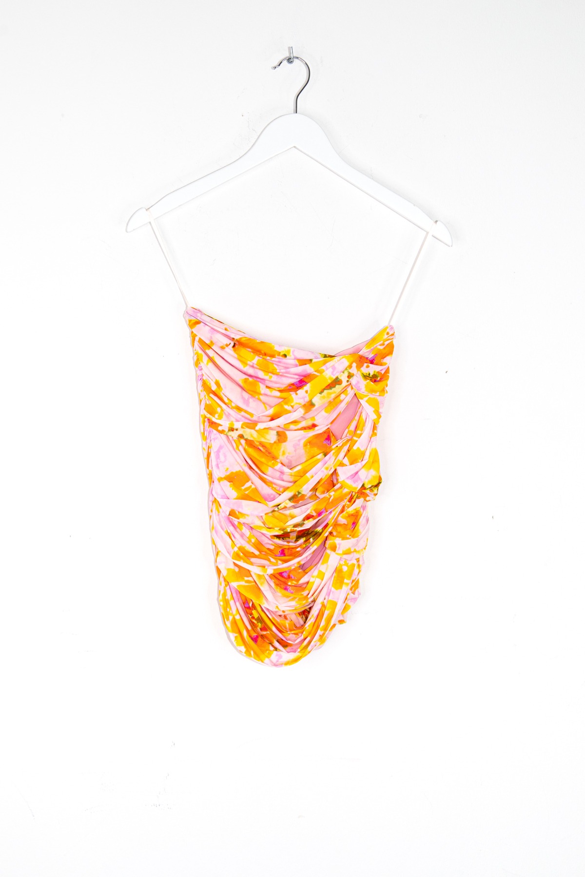 Alex Perry Minirock mit Muster in Rosa und Orange