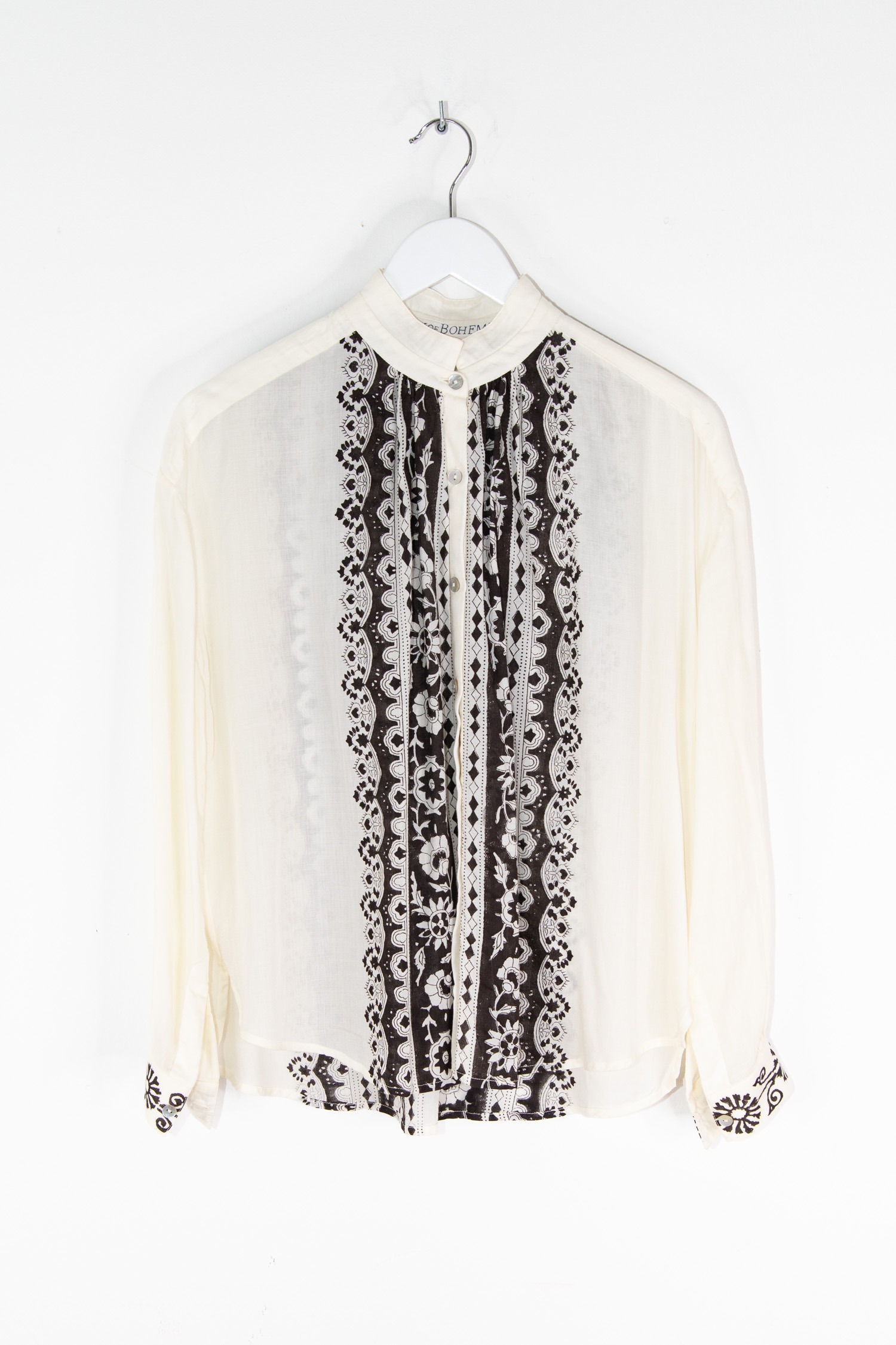 Alix of Bohemia „Kiki Noir Riviera“ Bluse in Ecru