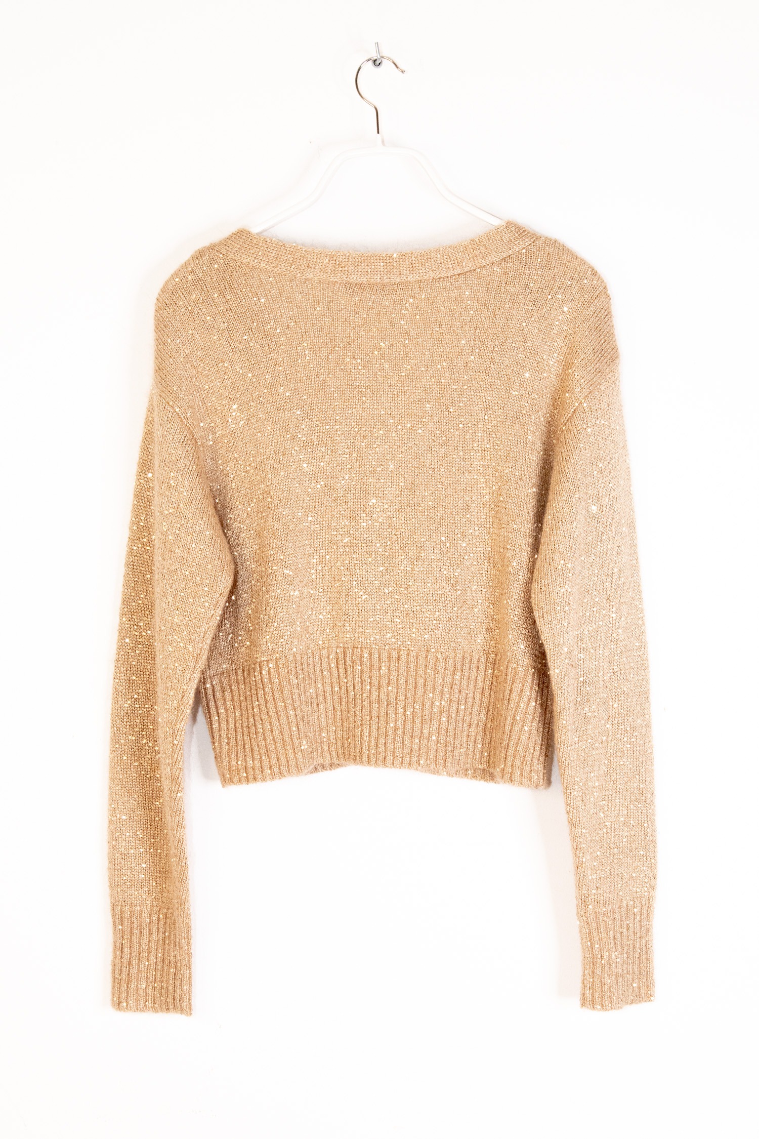 Altuzarra Strickjacke mit Pailletten in Camelfarben