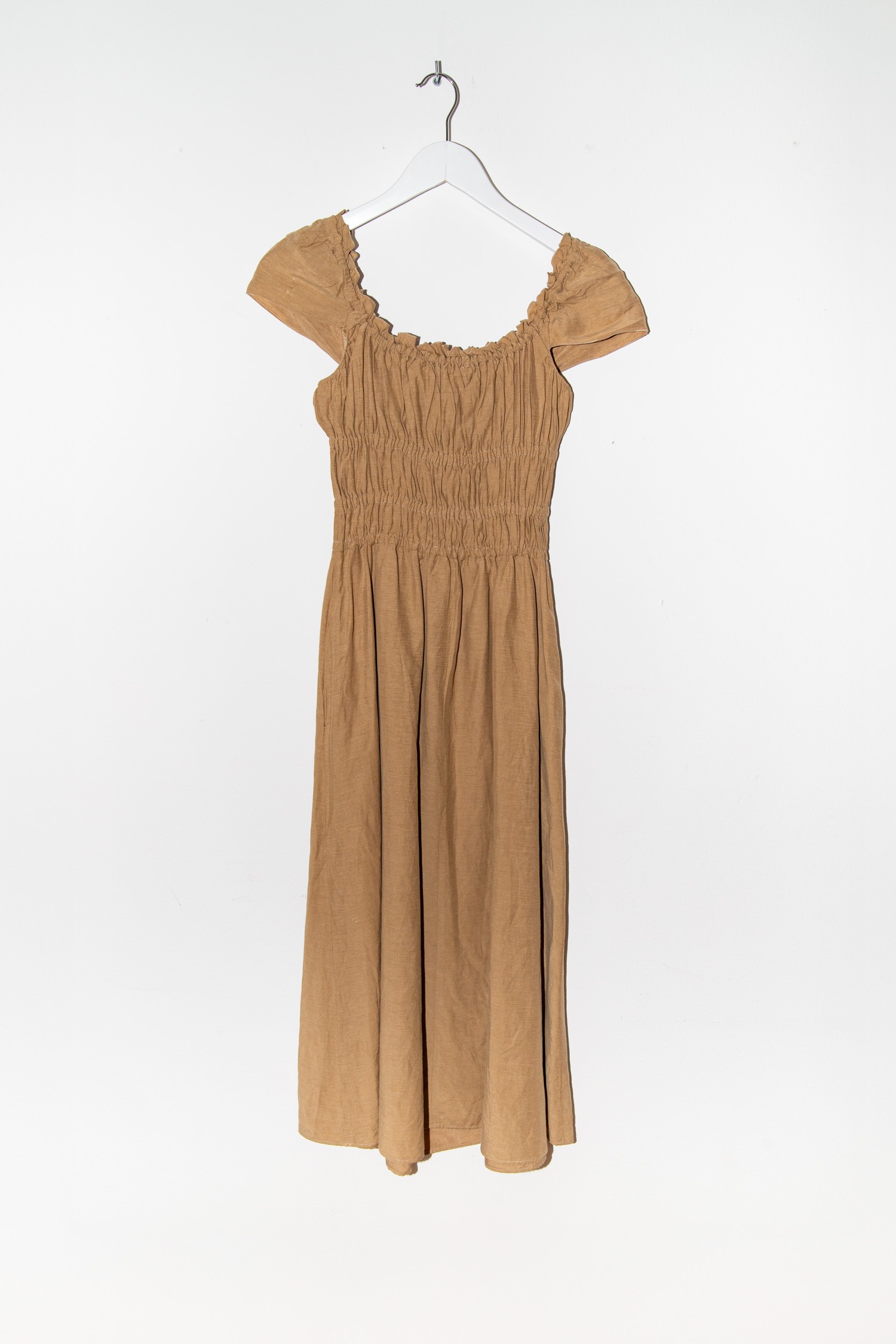 Altuzarra "Daisy" Midikleid in Camel
