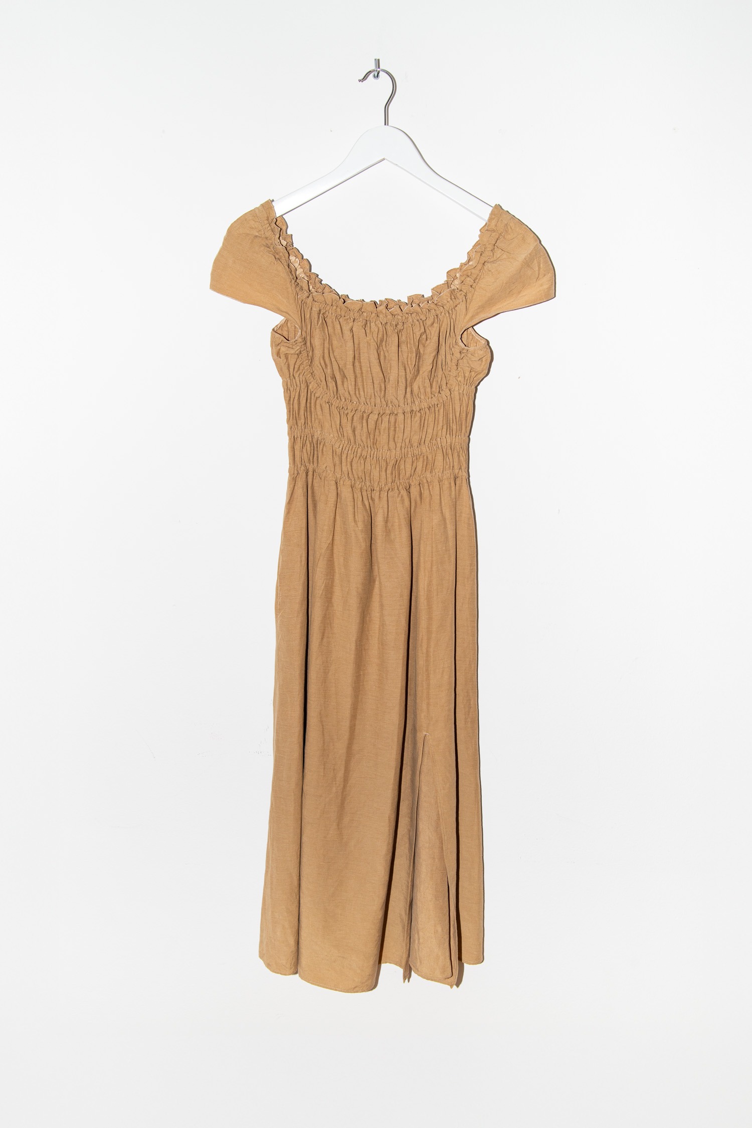 Altuzarra "Daisy" Midikleid in Camel