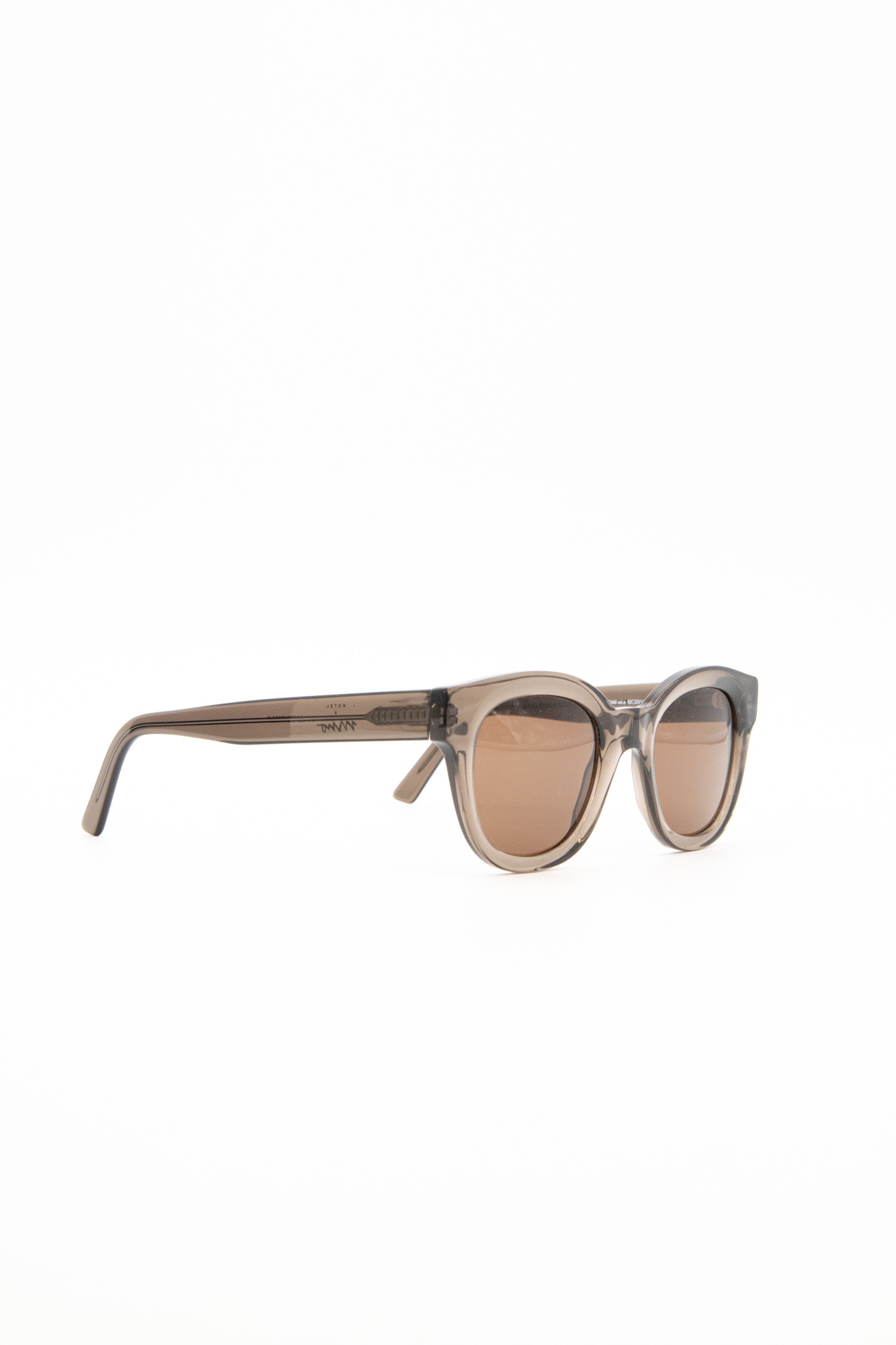 Andy Wolf x Motel a Miio "Adam" Sonnenbrille in Dunkelbraun