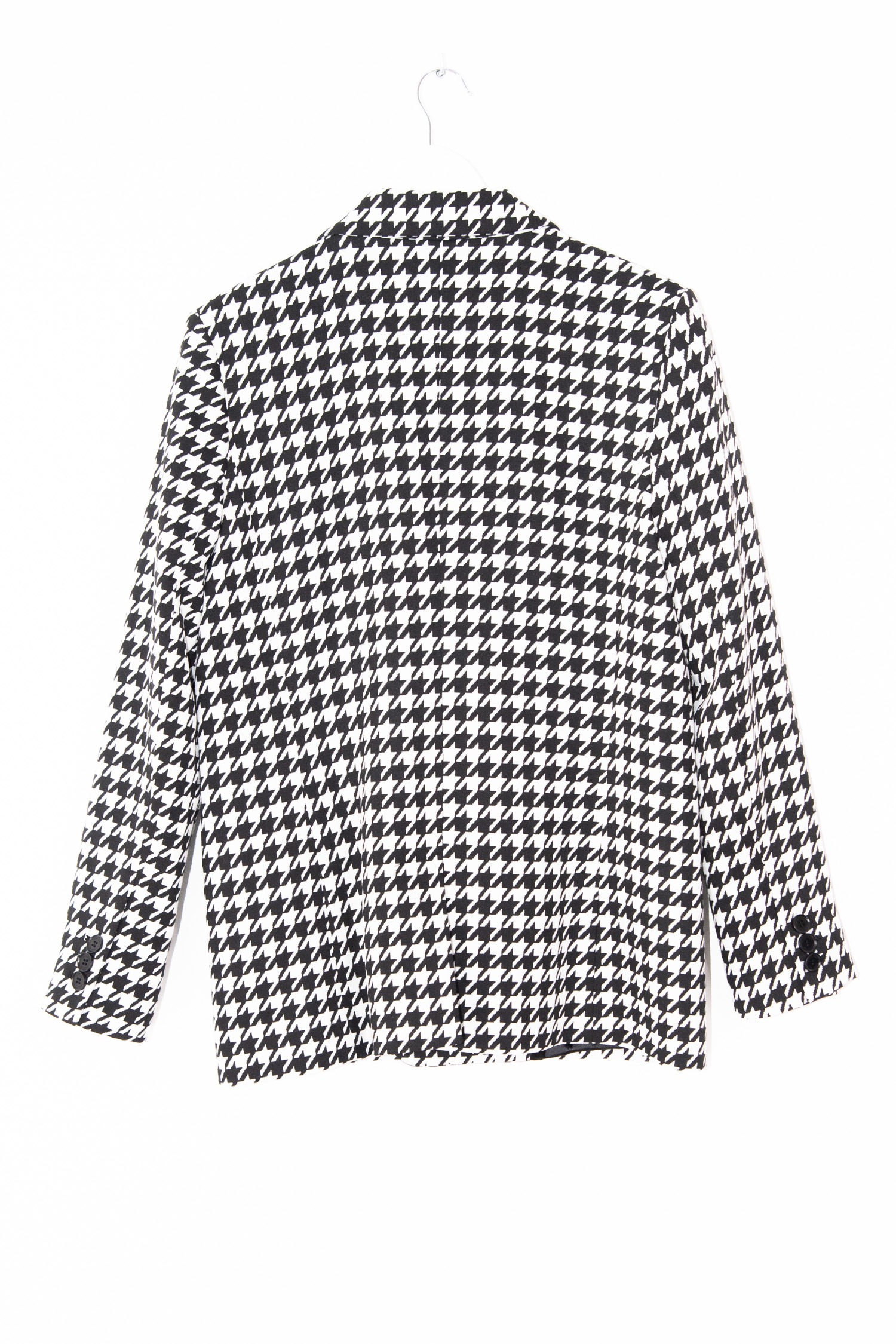 Anine Bing Blazer mit Hahnentrittmuster in Schwarz und Weiß