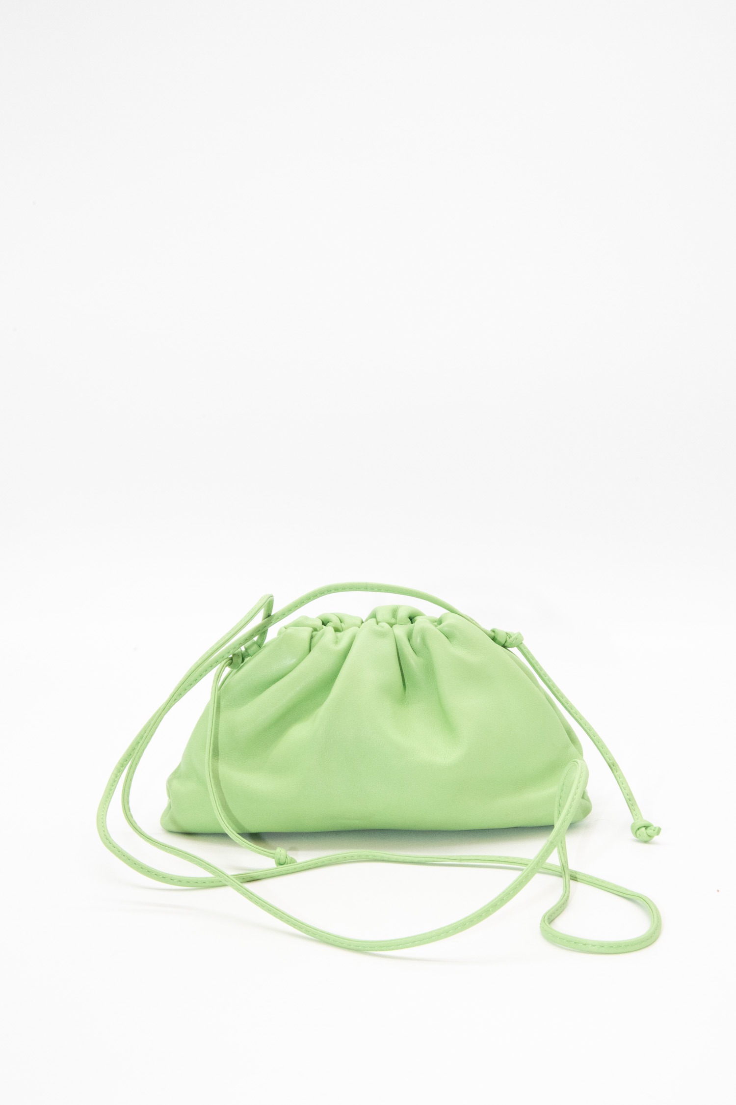 Bottega Veneta "Mini Pouch" Umhängetasche in Lindgrün