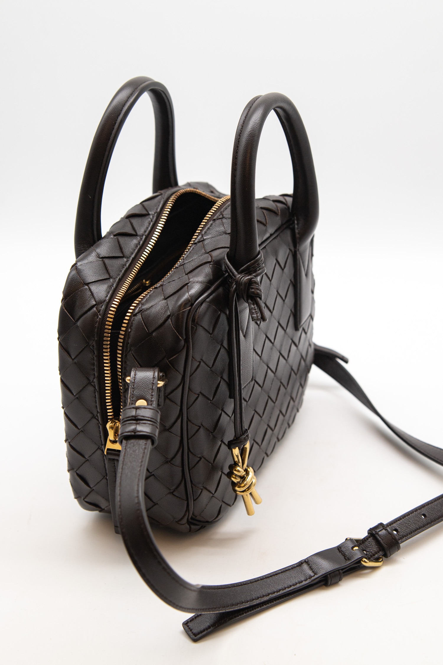 Bottega Veneta "Small Gateway" Handtasche in Dunkelbraun