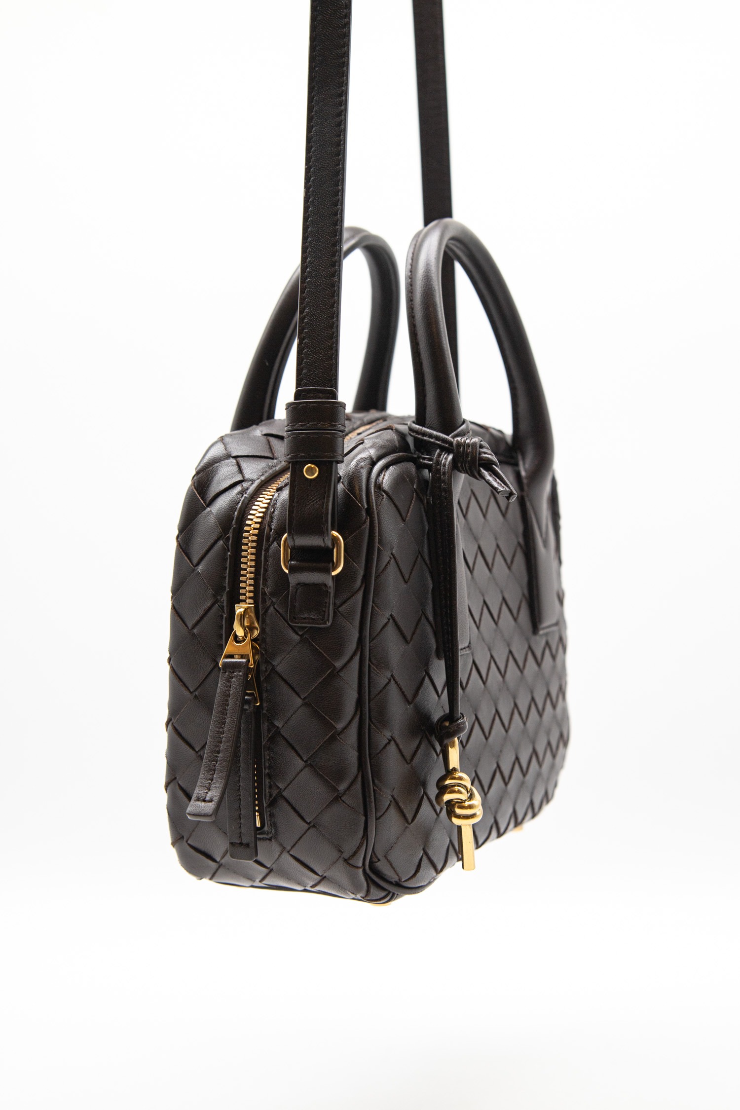 Bottega Veneta "Small Gateway" Handtasche in Dunkelbraun