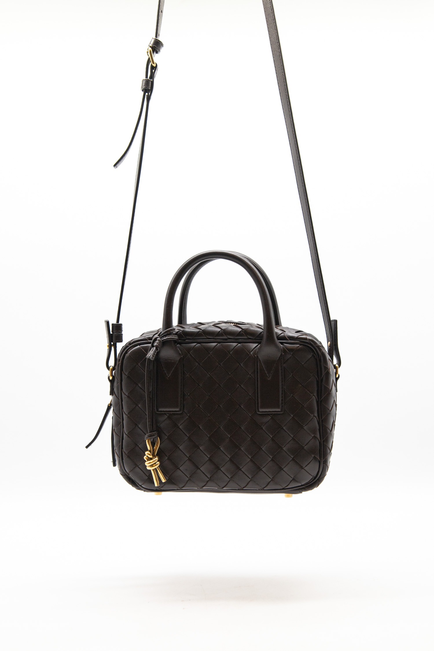 Bottega Veneta "Small Gateway" Handtasche in Dunkelbraun