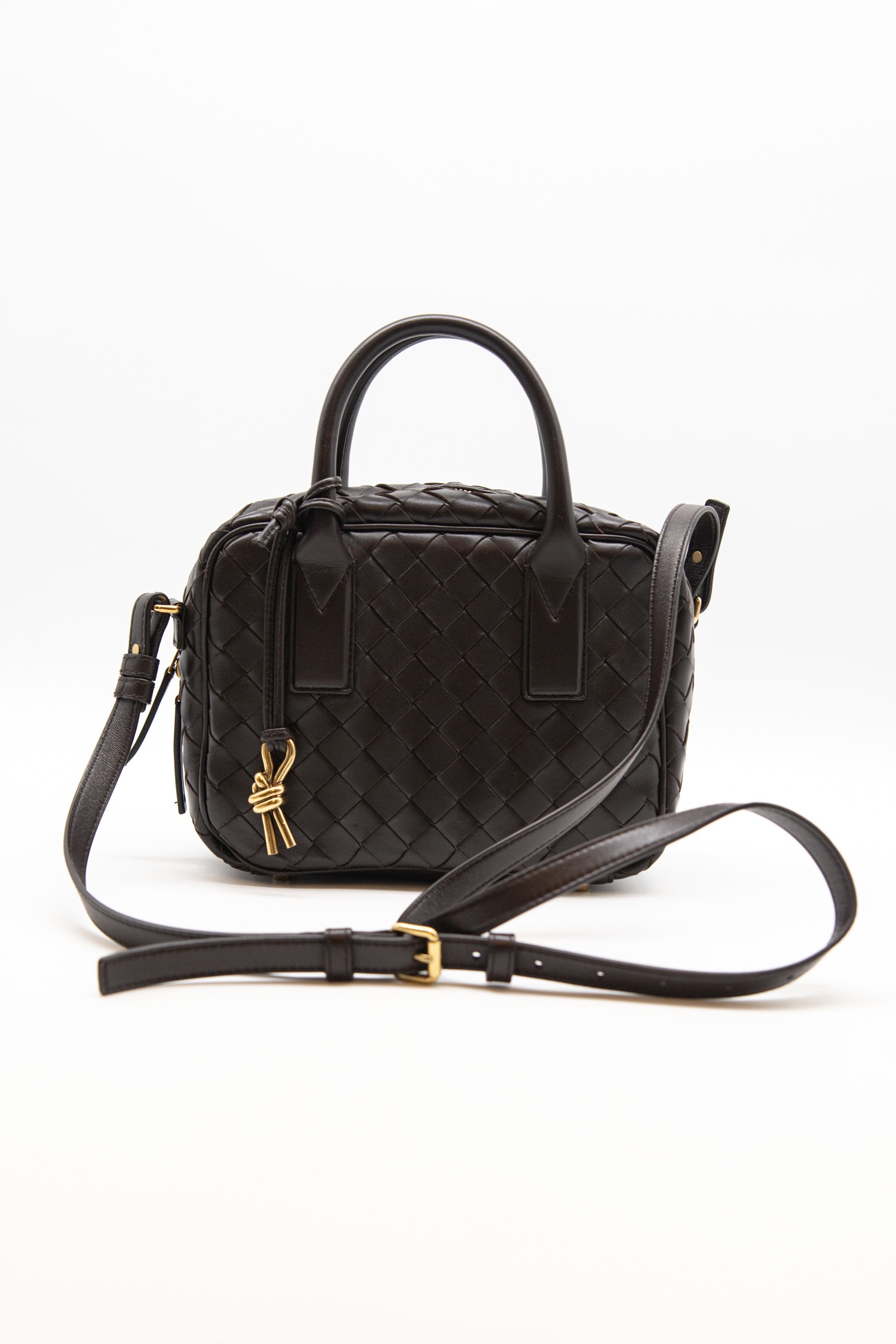 Bottega Veneta "Small Gateway" Handtasche in Dunkelbraun