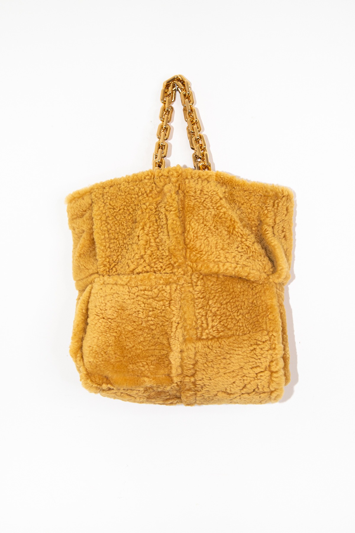 Bottega Veneta "The Chain Tote Bag" in Gelb und Gold