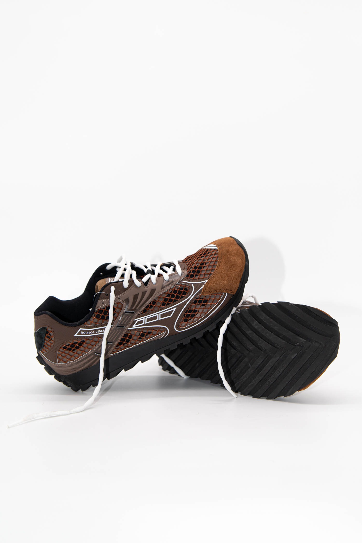 Bottega Veneta "Orbit" Sneaker in Star Anise/Pinecone