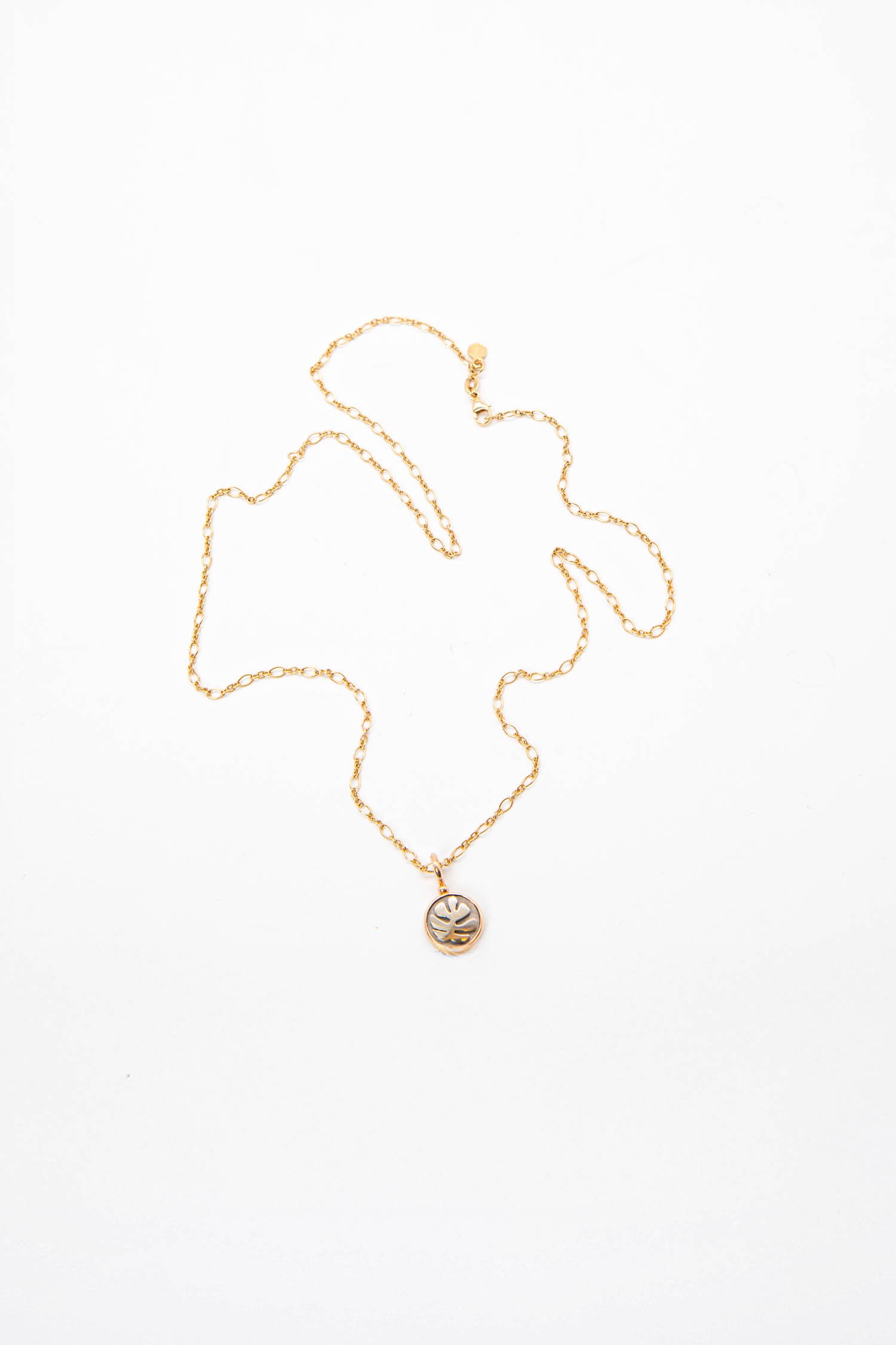 Bron "Mira" Anhänger mit Kette in Gold