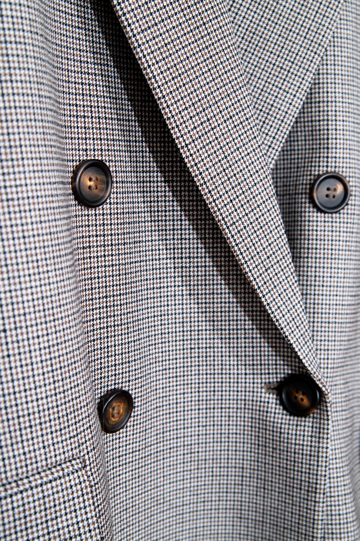 Brunello Cucinelli Blazer mit Hahnentrittmuster in Beige