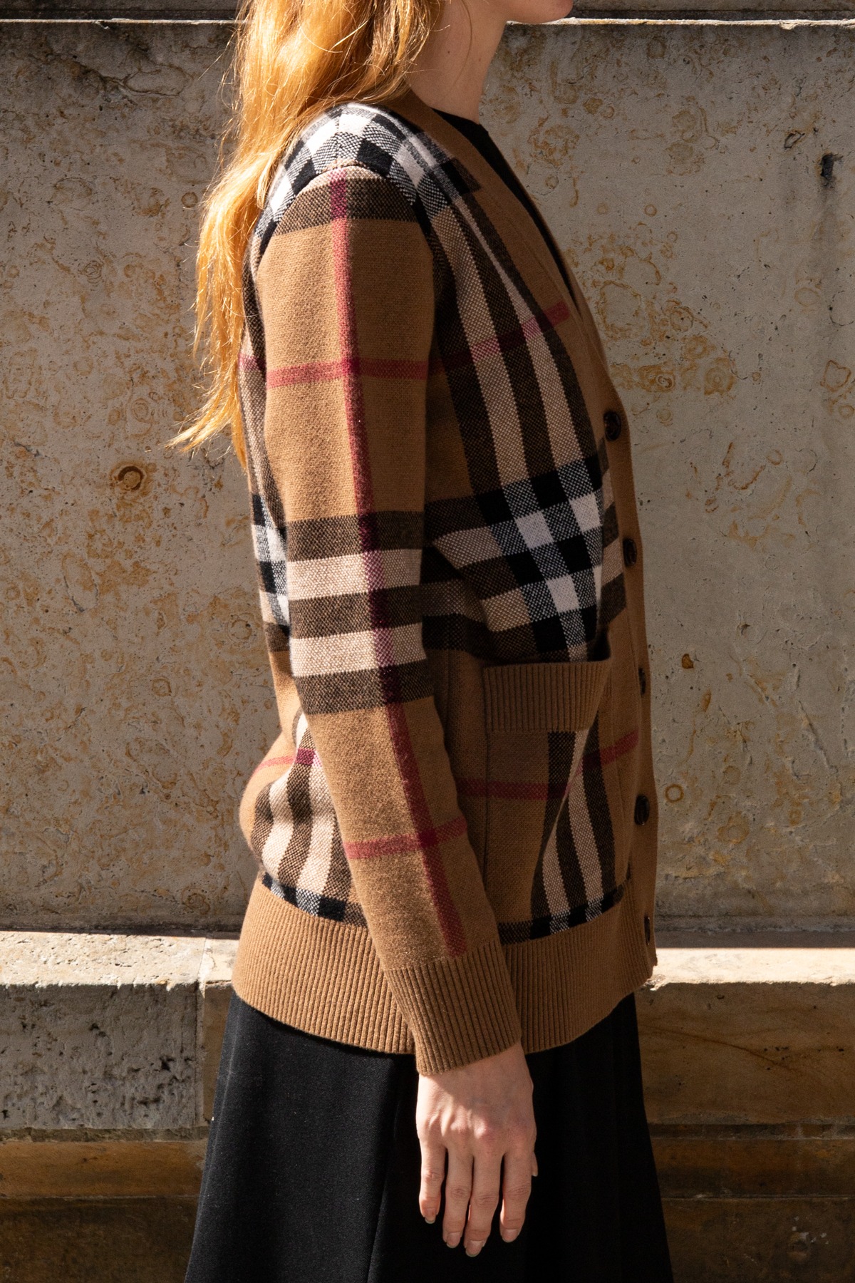 Burberry Cardigan mit Karomuster